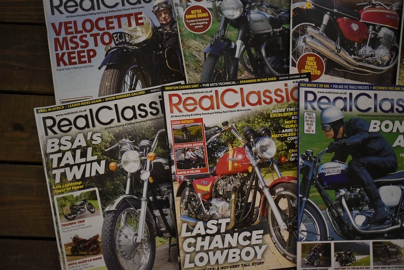B0861 「Real Classic」 リアルクラシック　12冊セット　ヴィンテージ　モーターサイクル誌　古本　雑誌
