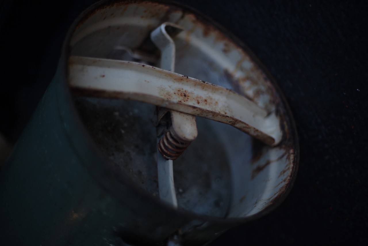 ヴィンテージ　ダストボックス　ゴミ箱　ステップオープン式　101644