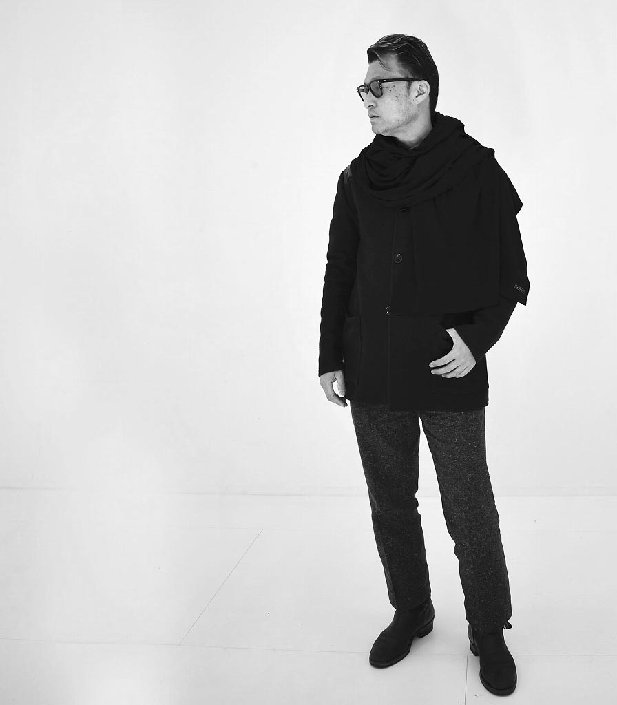 INNOCENT Original products 「極上ウール圧縮ニット ブランケット」　COLOR : BLACK