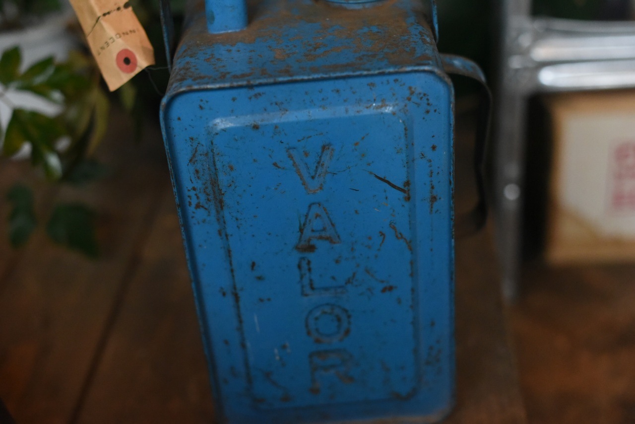 2015 ヴィンテージ 　オイル缶　ESSO BLUE エッソ