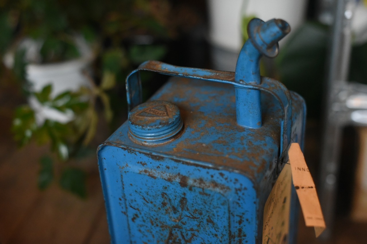 2015 ヴィンテージ 　オイル缶　ESSO BLUE エッソ