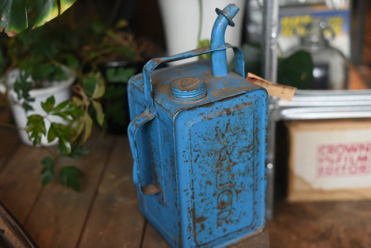 2015 ヴィンテージ 　オイル缶　ESSO BLUE エッソ
