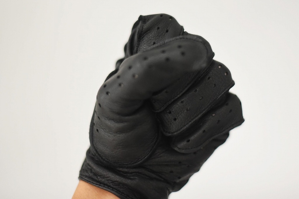 DB 英国 「GOLDTOP」 「Classic Deerskin Leather Driving Gloves」 Black 鹿革ドライビンググローブ
