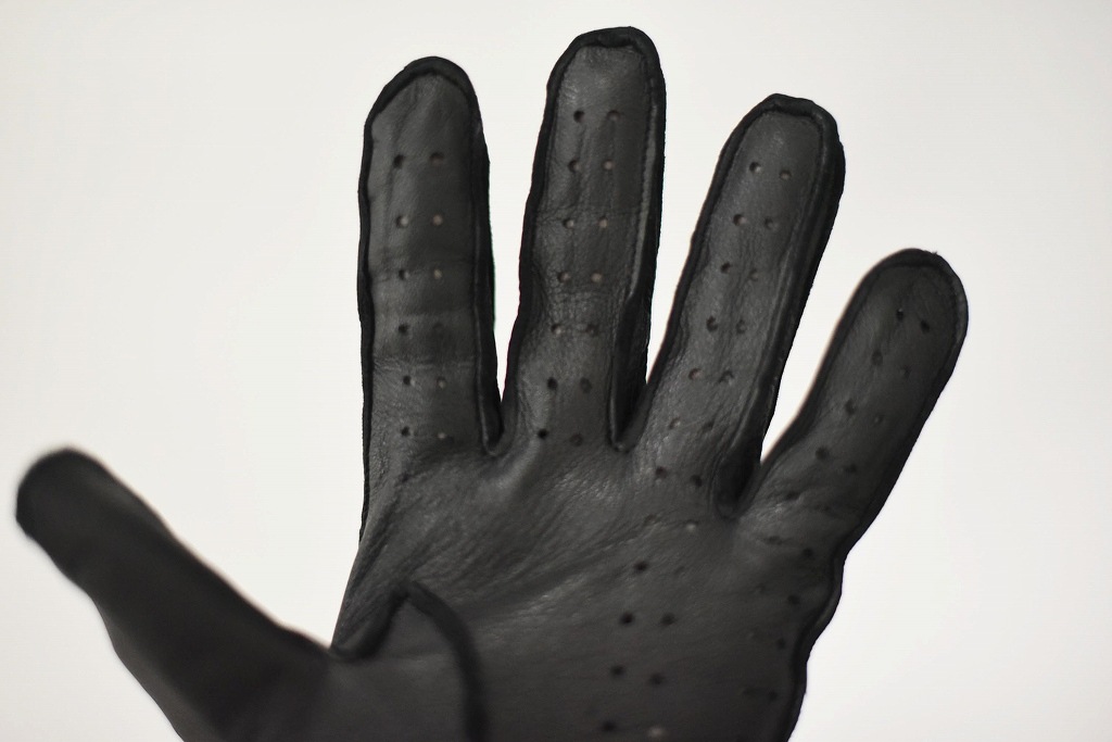 DB 英国 「GOLDTOP」 「Classic Deerskin Leather Driving Gloves」 Black 鹿革ドライビンググローブ