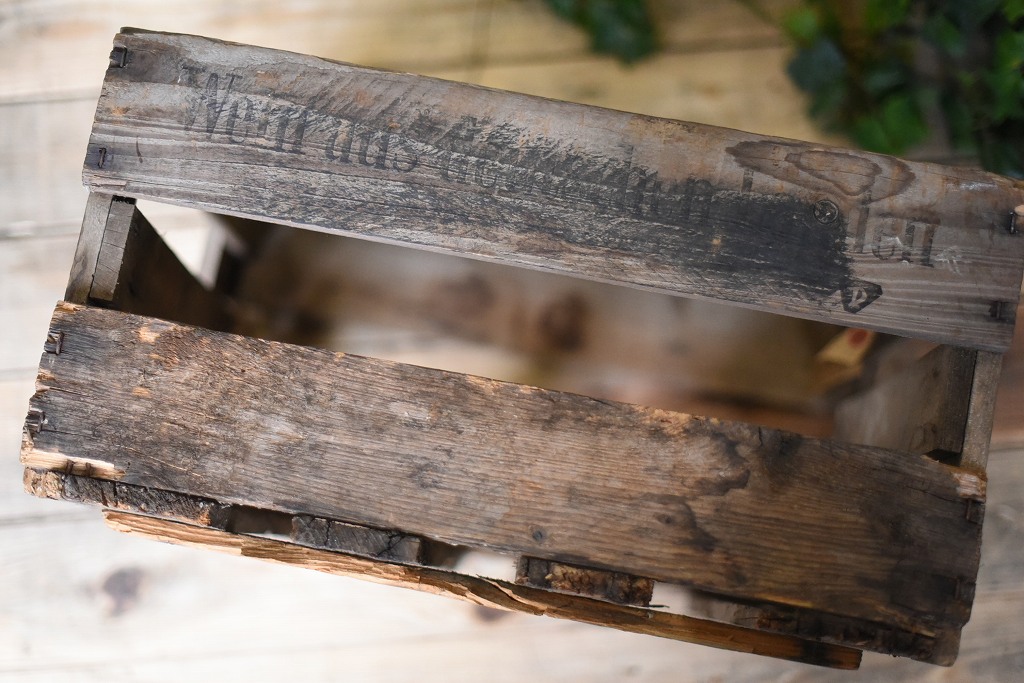 1278 UK ヴィンテージ ワインボックス 「Wein aus deutschen Landen」 ウッドボックス ドイツ製 MADE IN GERMANY