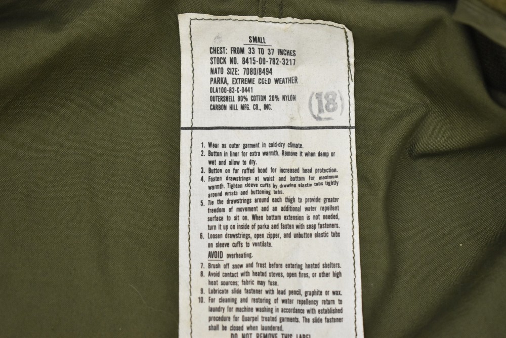 109530 [CO]  VINTAGE 65s US ARMY「M65 FISHTAIL PARKA」 DEAD STOCK フィッシュテールパーカー ヴィンテージ モッズコート