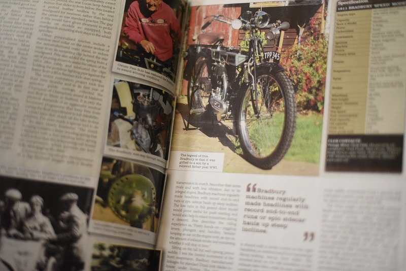 B0862 「MOTOR CYCLE」 モーターサイクル 12冊セット ヴィンテージ モーターサイクル誌 古本 雑誌