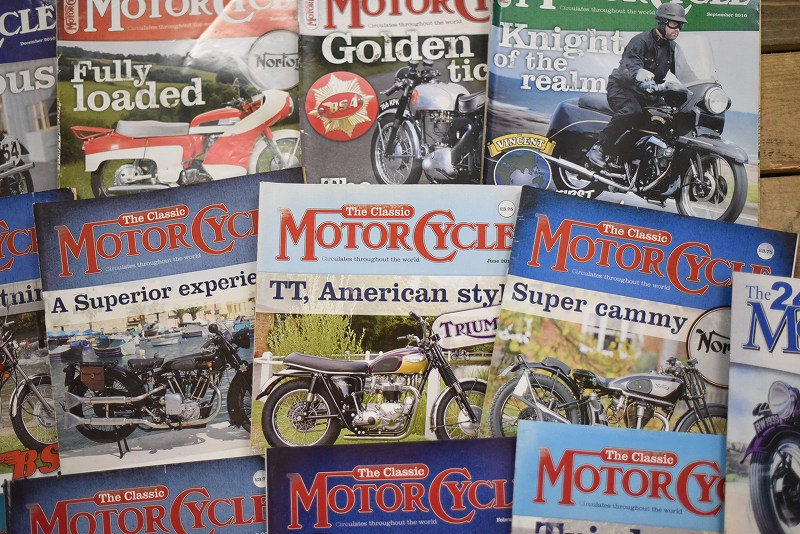 B0862 「MOTOR CYCLE」 モーターサイクル 12冊セット ヴィンテージ モーターサイクル誌 古本 雑誌