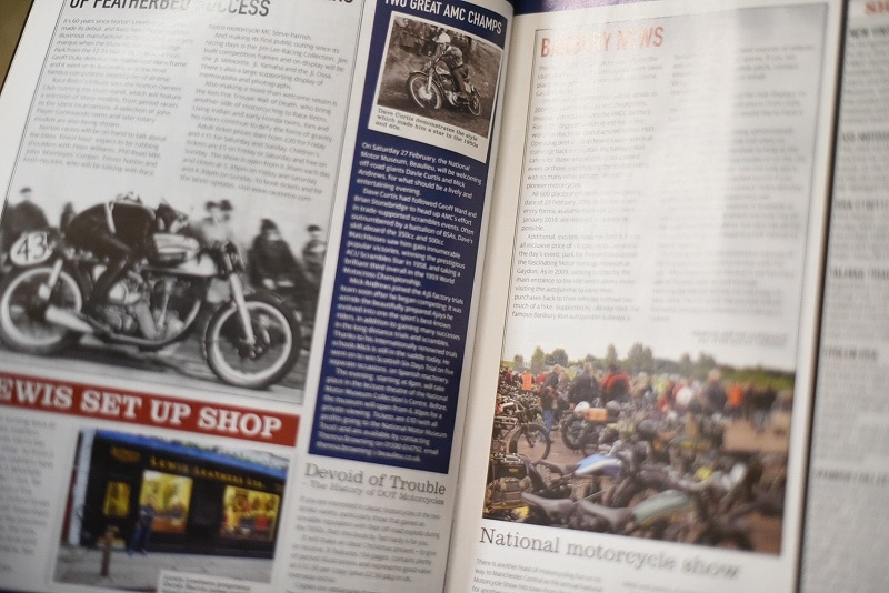 B0862 「MOTOR CYCLE」 モーターサイクル 12冊セット ヴィンテージ モーターサイクル誌 古本 雑誌