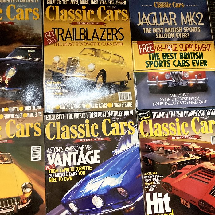 B1462 「CLASSIC CARS」1997 クラシックカー 12冊SET 英国旧車雑誌 ヴィンテージブック/本/雑誌