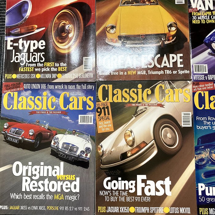B1462 「CLASSIC CARS」1997 クラシックカー 12冊SET 英国旧車雑誌