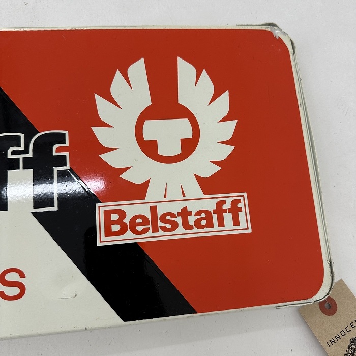 108081 「BELSTAFF」ガレージ 看板 ショップサイン 店舗什器
