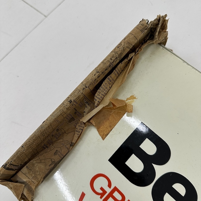 108081 「BELSTAFF」ガレージ 看板 ショップサイン 店舗什器