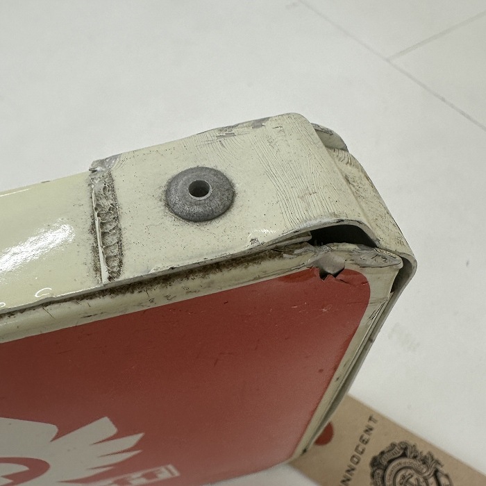 108081 「BELSTAFF」ガレージ 看板 ショップサイン 店舗什器