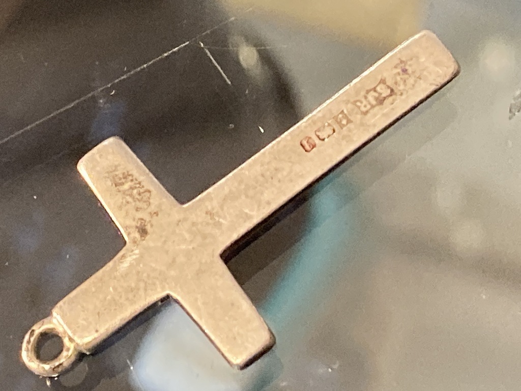 108665「CROSS」 925 SILVER ジュエリー　MADE IN ENGLAND 
