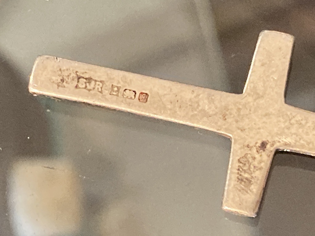 108665「CROSS」 925 SILVER ジュエリー　MADE IN ENGLAND 