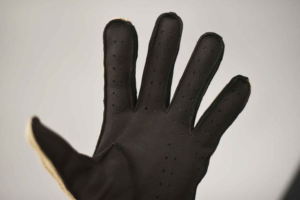 SD 英国 「GOLDTOP」 「Deerskin Leather String Back Driving Gloves」 DarkBrown 鹿革ドライビンググローブ