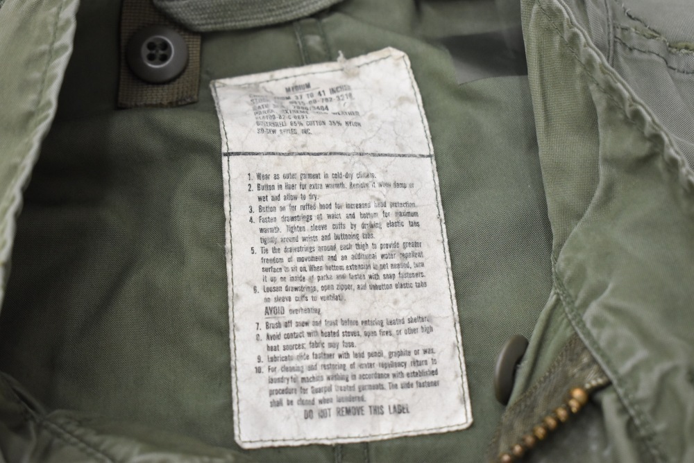 109272 [TF]  VINTAGE 65s US ARMY「M65 FISHTAIL PARKA」 フィッシュテールパーカー ヴィンテージ モッズコート