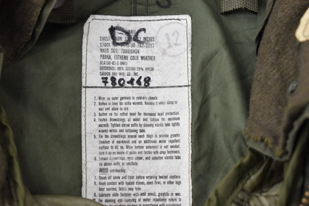 109937 [MC]  VINTAGE 65s US ARMY「M65 FISHTAIL PARKA」 フルセット フィッシュテールパーカー ヴィンテージ モッズコート