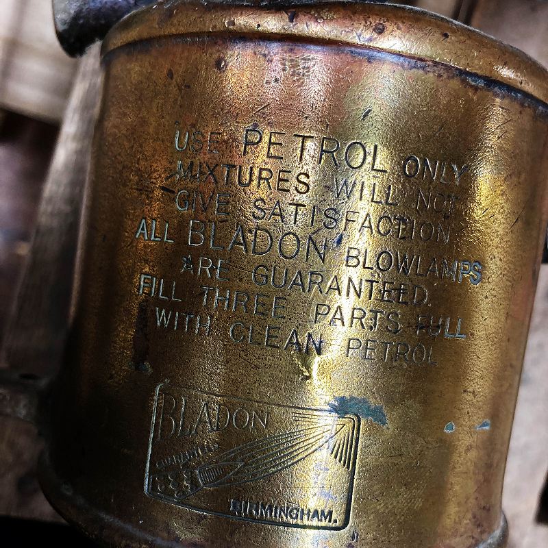 106073　「BLADON」 B61  BIRMINGHAM  ENGLAND   ブラス　トーチ　バーナー　ブロートーチ　コンロ　キャンプ　真鍮　　
