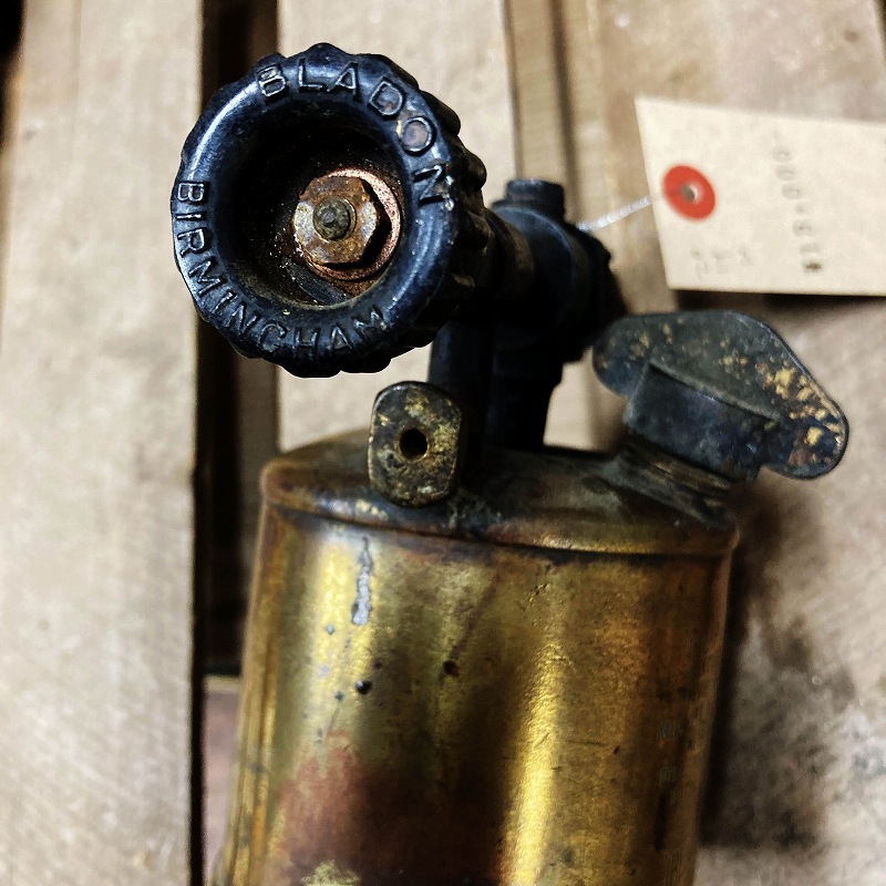 106073　「BLADON」 B61  BIRMINGHAM  ENGLAND   ブラス　トーチ　バーナー　ブロートーチ　コンロ　キャンプ　真鍮　　