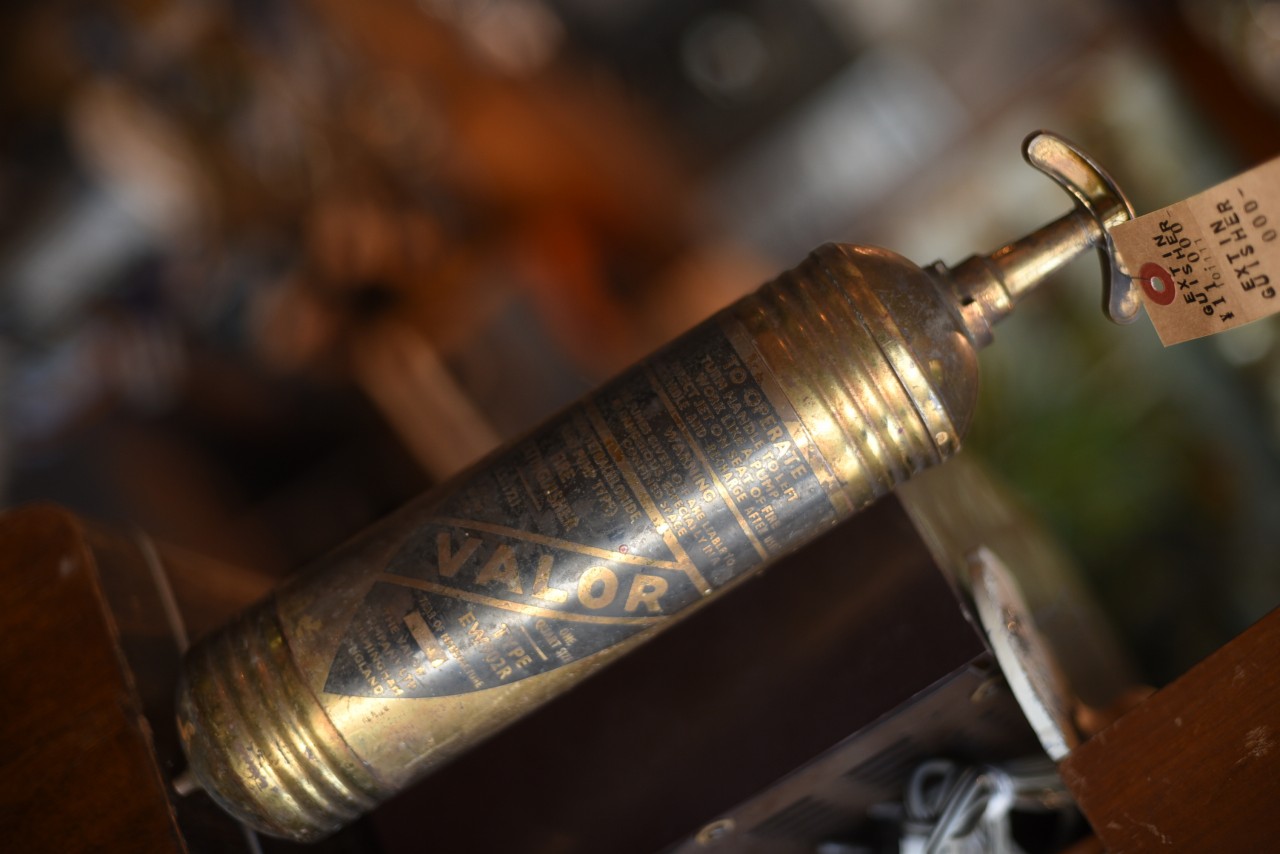 ヴィンテージ 真鍮製　消火器　FIRE EXTINGUISHER 　ブラス英国製 UK 消火器 FIRE EXTINGUISHER 真鍮 ブラス 英国 101111 | すべて