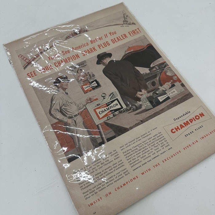 108082 CHAMPION 雑誌 切り抜き ヴィンテージバイク 英国車 古本 ヴィンテージ