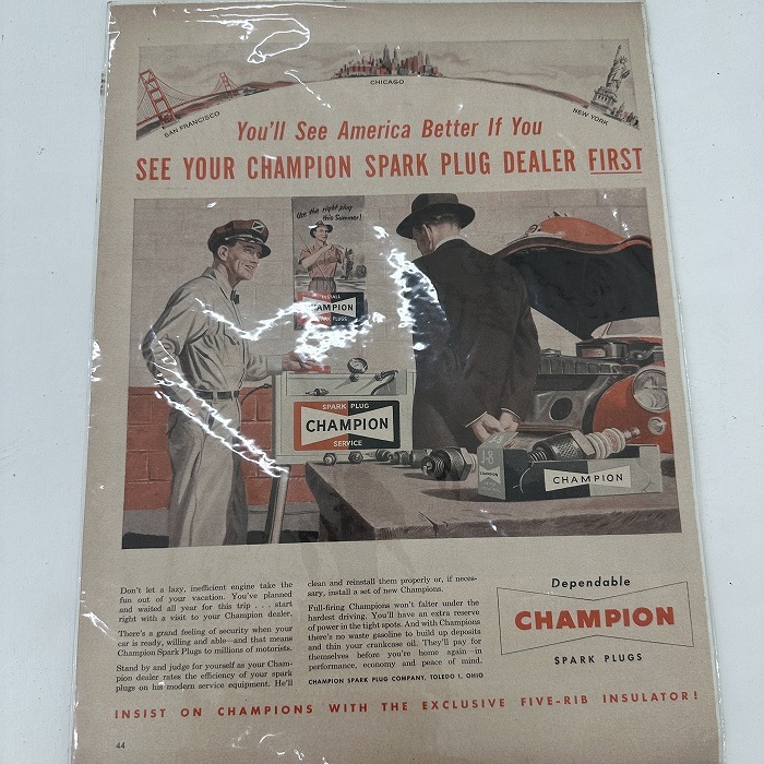 108082 CHAMPION 雑誌 切り抜き ヴィンテージバイク 英国車 古本 ヴィンテージ