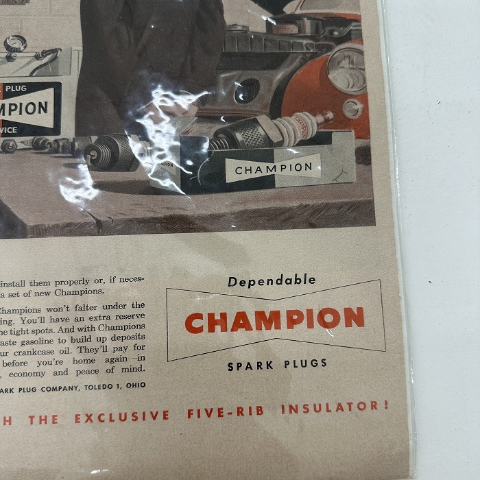 108082 CHAMPION 雑誌 切り抜き ヴィンテージバイク 英国車 古本 ヴィンテージ