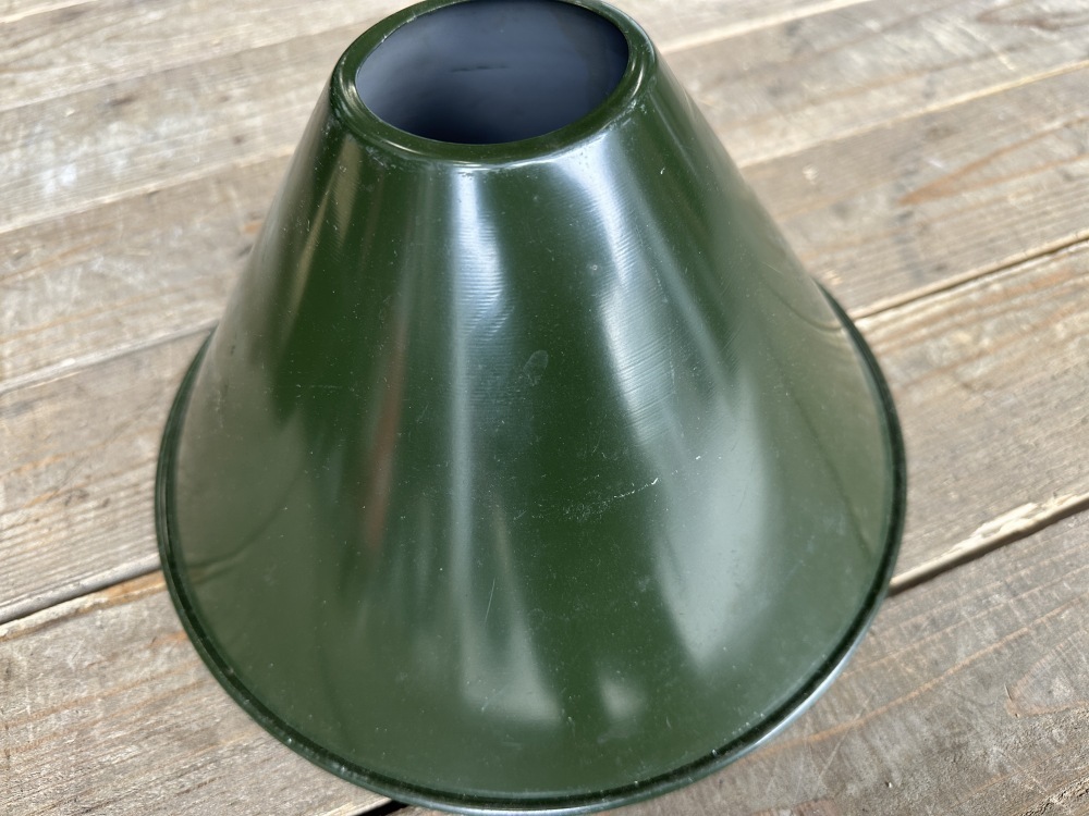 108426 ヴィンテージ　ランプシェード　ホウロウ