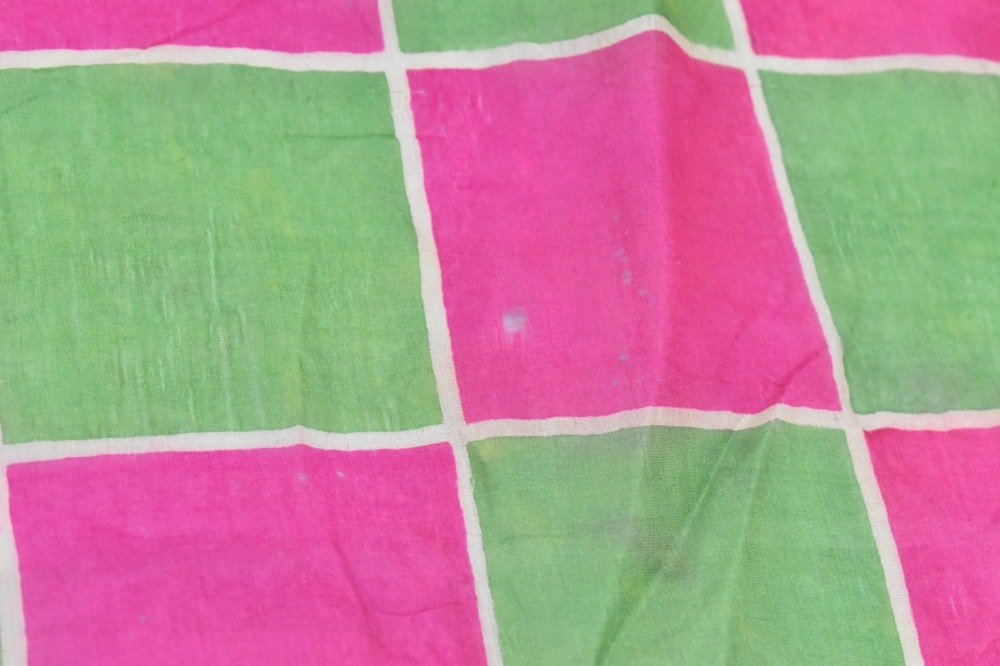 108838 ヴィンテージ 中判 スーベニア カウボーイ スカーフ  Souvenir scarf