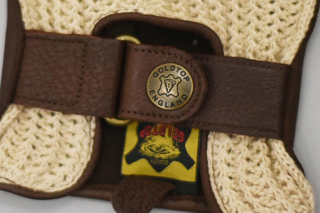 SL 英国 「GOLDTOP」 「Deerskin Leather String Back Driving Gloves」 LightBrown 鹿革ドライビンググローブ