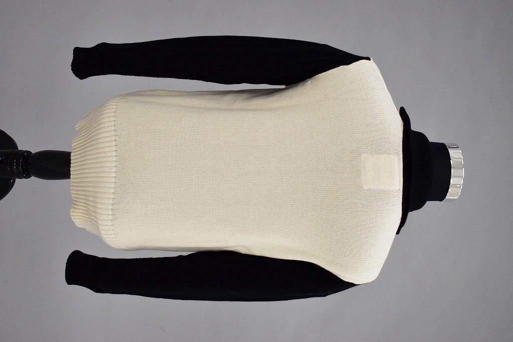英国 「GOLDTOP」「1920s Motorcycle Racing Sweater」レーシングセーター　 COLOR：Ecru/Black Script