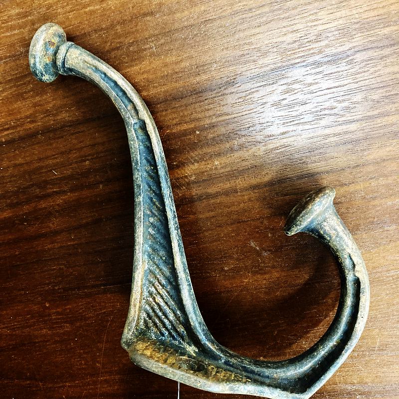 104643 ヴィンテージ アイアンフック ウォールハンガー コートフック