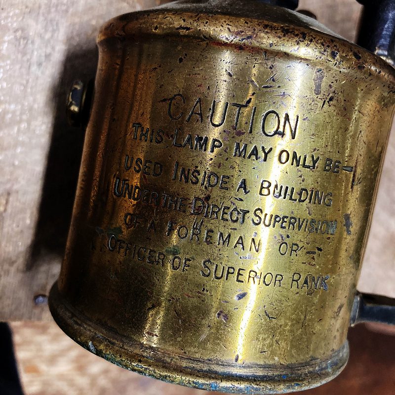 106075 「BLADON」 BIRMINGHAM ENGLAND ブラス トーチ バーナー ブロートーチ コンロ キャンプ 真鍮