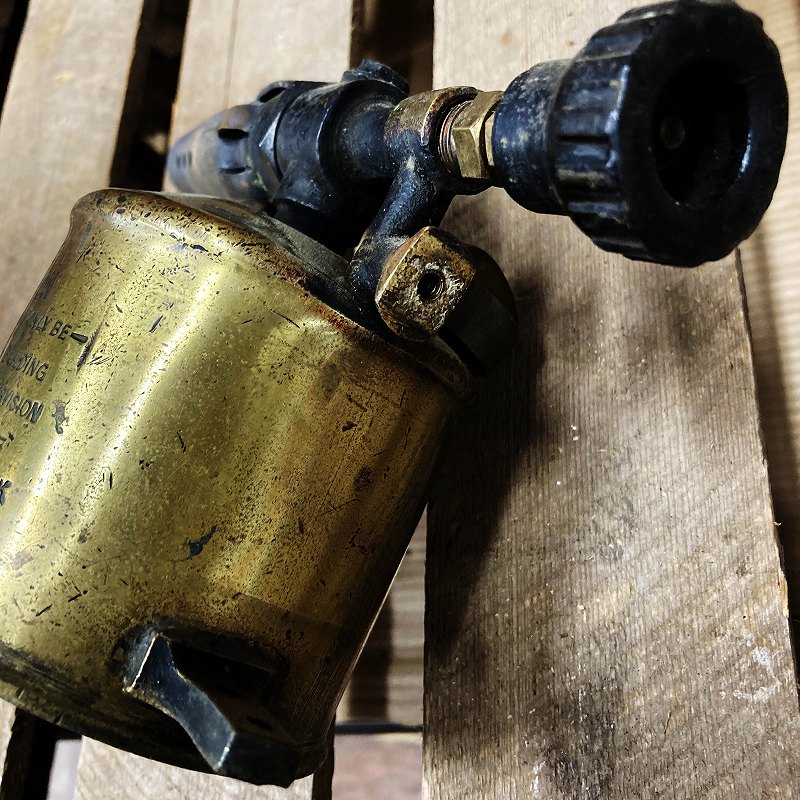 106075 「BLADON」 BIRMINGHAM ENGLAND ブラス トーチ バーナー ブロートーチ コンロ キャンプ 真鍮