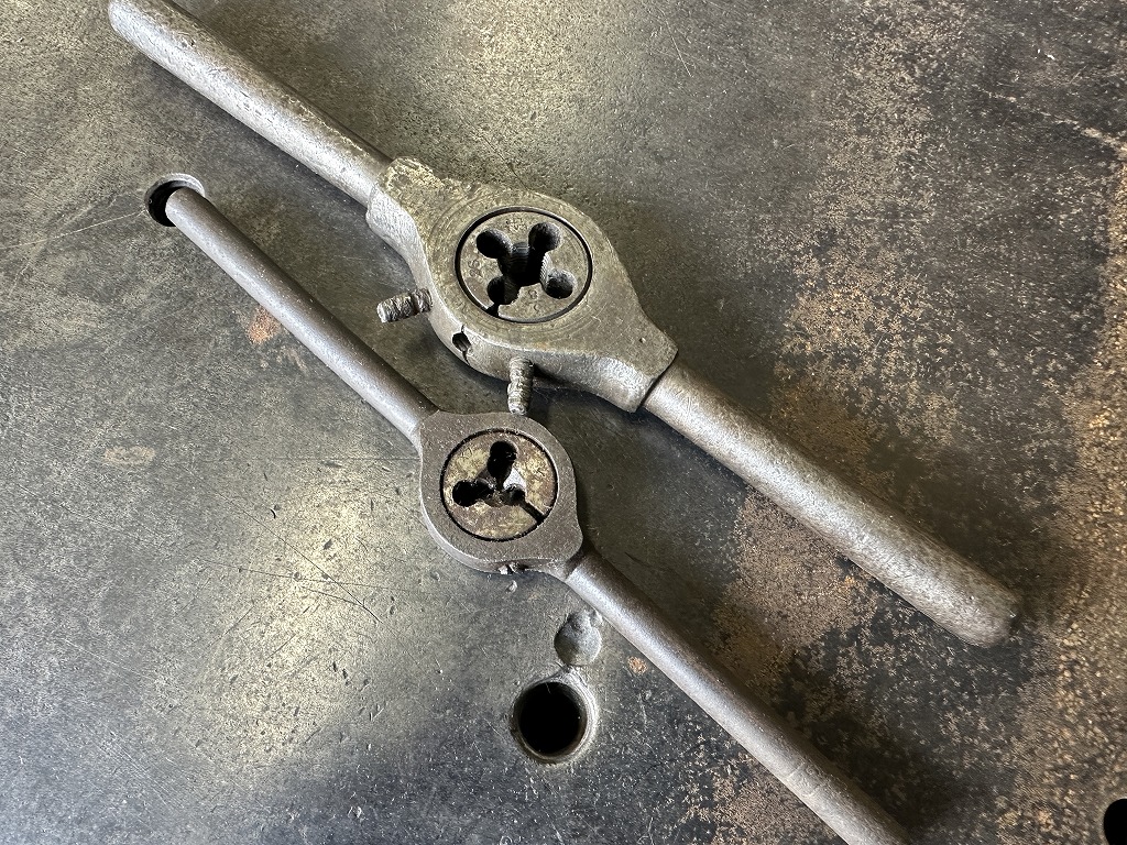 108031 ヴィンテージ ダイスハンドル ダイスレンチ タップ・ダイス ツール 工具 英国 MADE IN ENGLAND