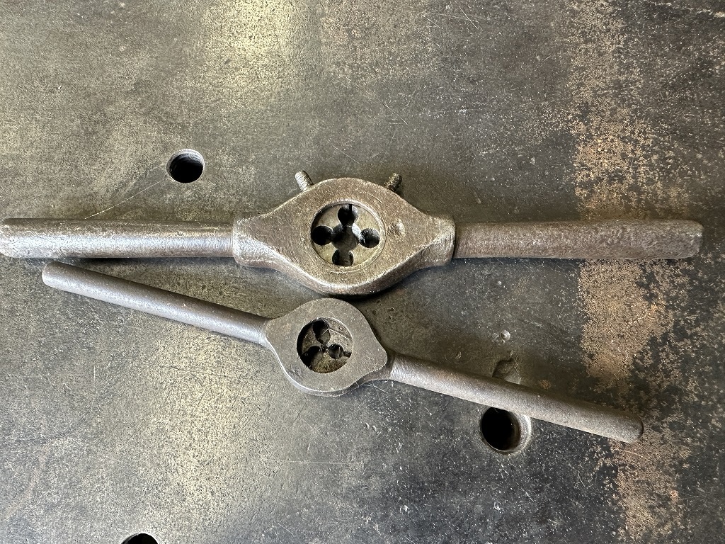 108031 ヴィンテージ ダイスハンドル ダイスレンチ タップ・ダイス ツール 工具 英国 MADE IN ENGLAND