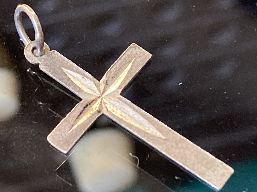 108687「CROSS」 925 SILVER ジュエリー　MADE IN ENGLAND 