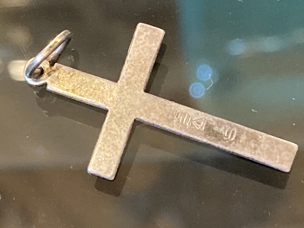 108687「CROSS」 925 SILVER ジュエリー　MADE IN ENGLAND 