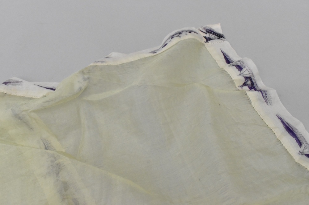 108839 ヴィンテージ 中判 スーベニア カウボーイ スカーフ Souvenir scarf