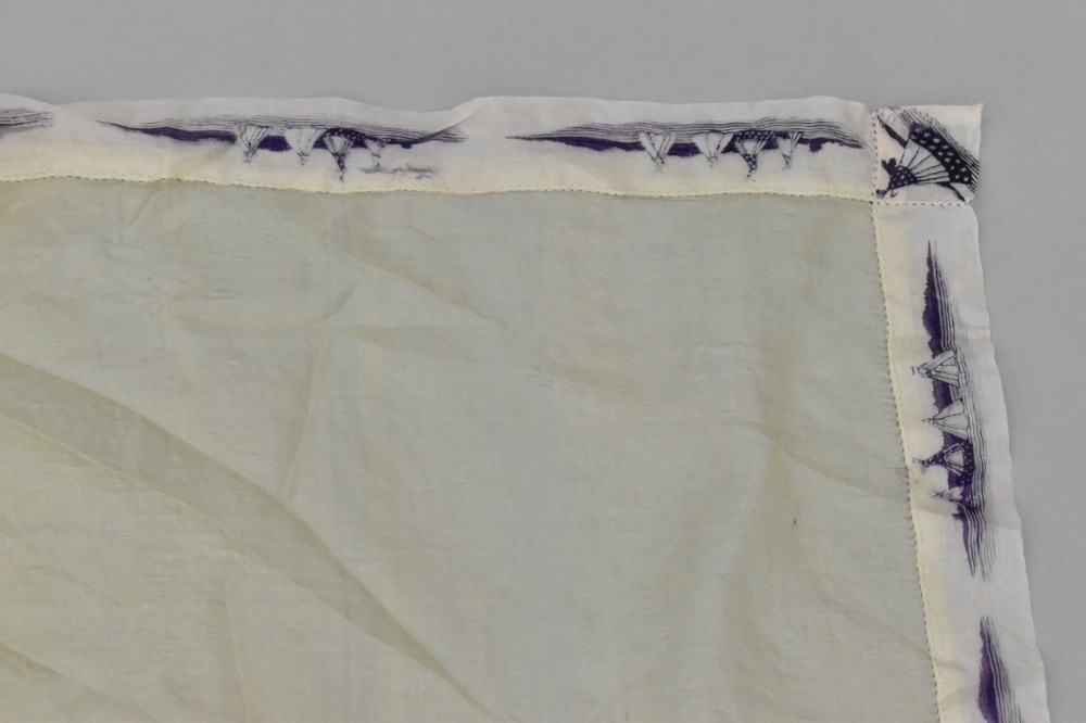 108839 ヴィンテージ 中判 スーベニア カウボーイ スカーフ Souvenir scarf