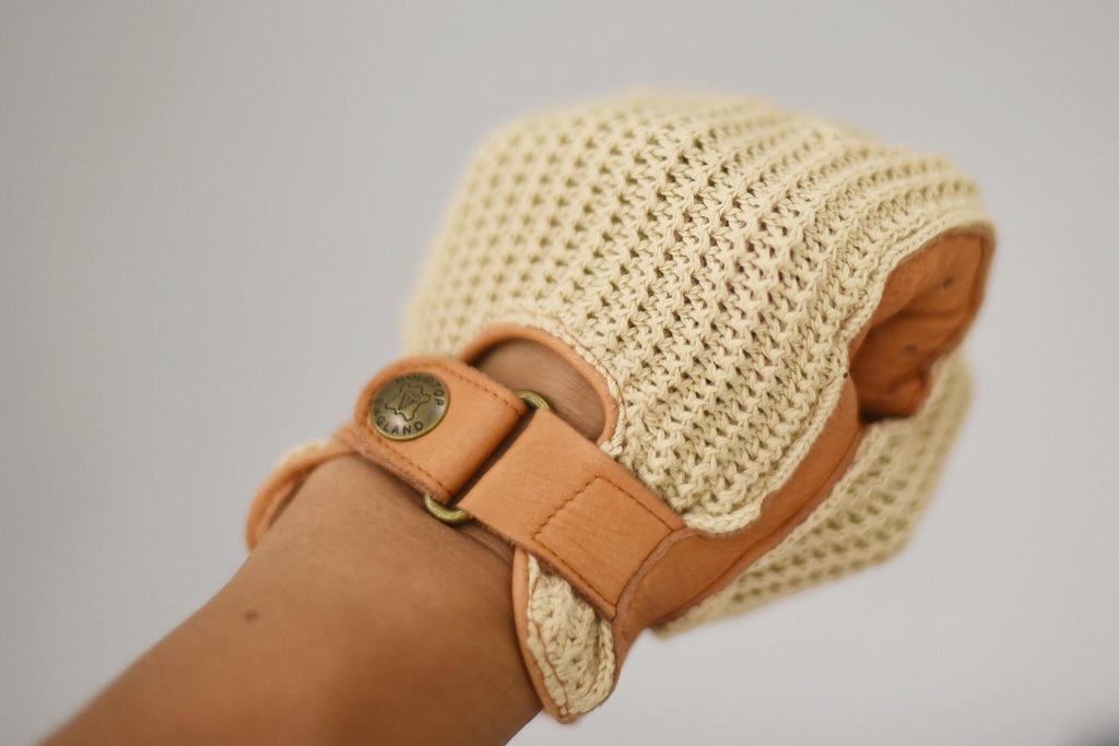 ST 英国 「GOLDTOP」 「Deerskin Leather String Back Driving Gloves」 Tan 鹿革ドライビンググローブ