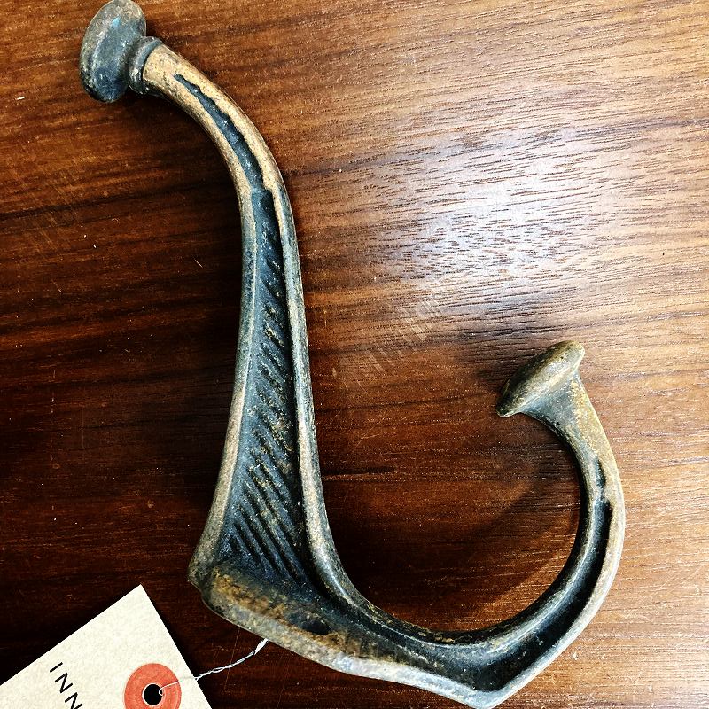 104639 ヴィンテージ アイアンフック ウォールハンガー コートフック