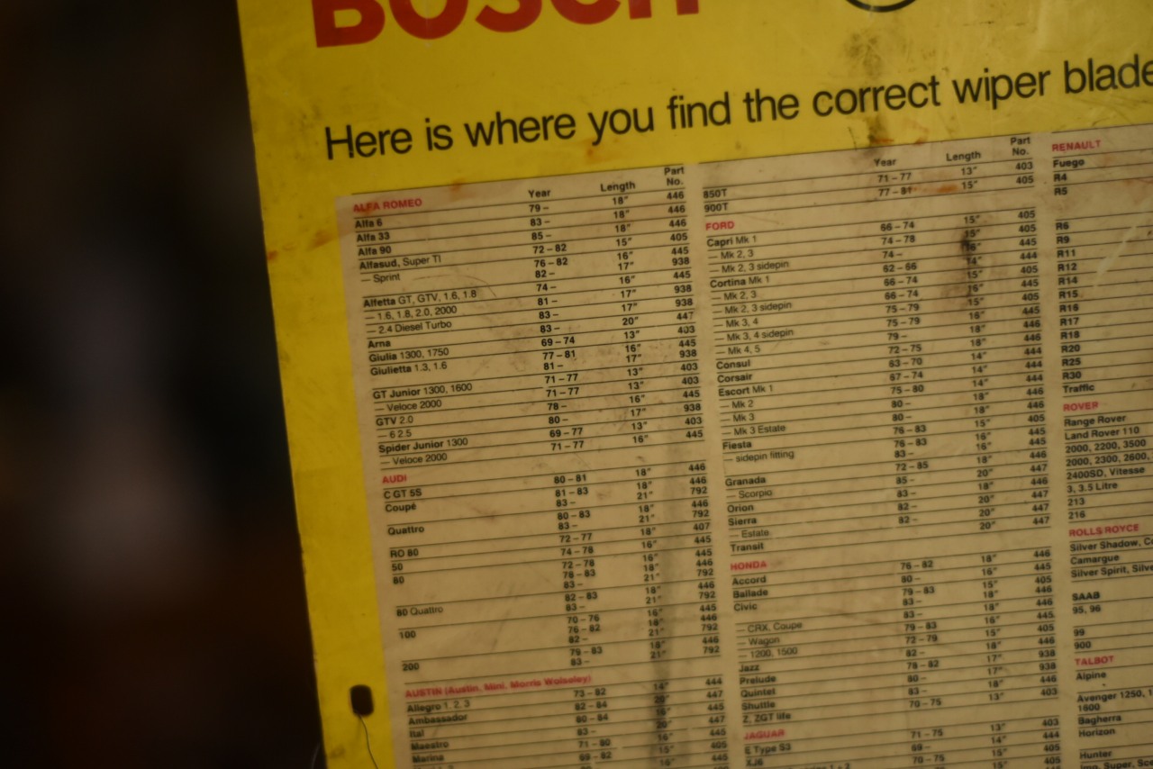 100911 ヴィンテージ　BOSCH　看板