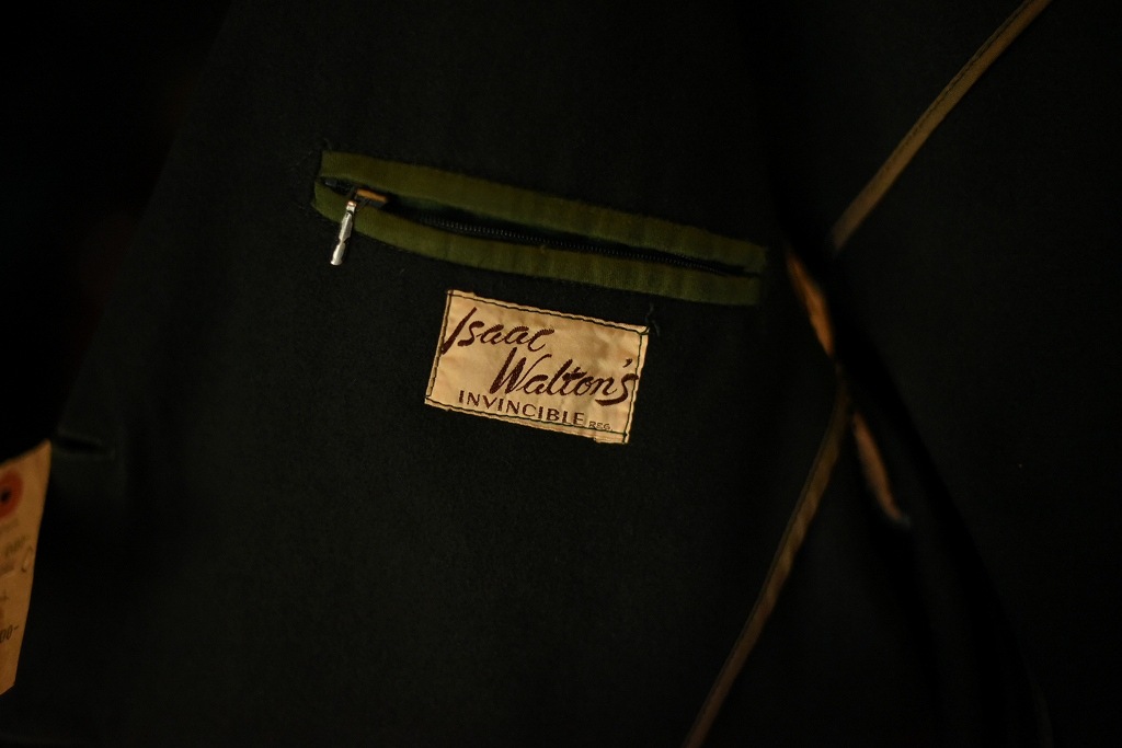 100202 ヴィンテージ 　 「ISAAC WALTON'S 」ジャケット  英国製　MADE IN ENGLAND