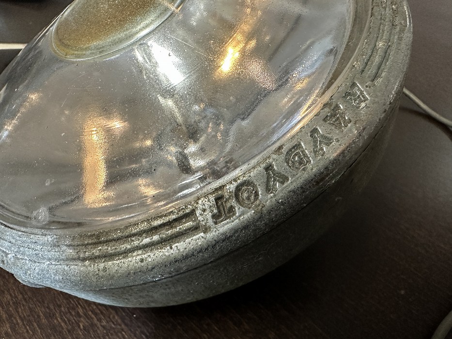 107326 ヴィンテージ　「RAYDYOT」　フォグランプ　ライト　パーツ　英国 MADE IN ENGLAND