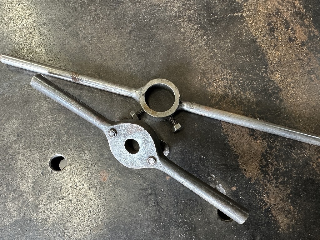 108033 ヴィンテージ ダイスハンドル ダイスレンチ タップ・ダイス ツール 工具 英国 MADE IN ENGLAND