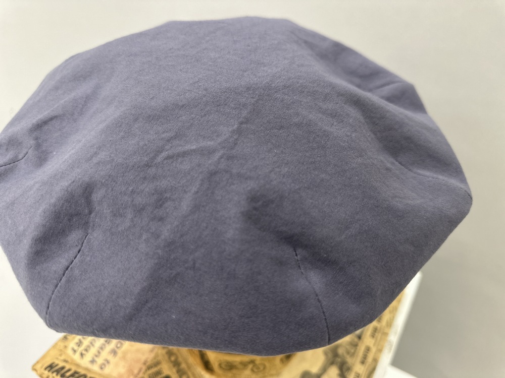 SHAMS PANCAKE CAP BLUE GRAY size:58cm/M/size:60cm/L
