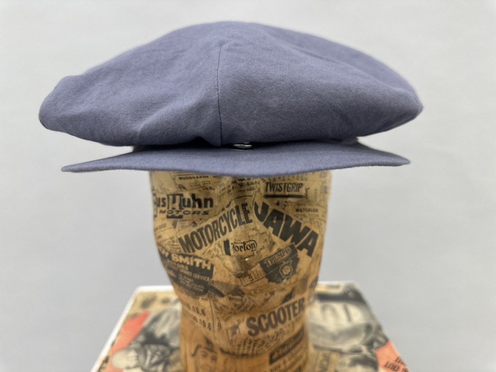 SHAMS PANCAKE CAP BLUE GRAY size:58cm/M/size:60cm/L